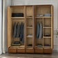 Rubberwood Wardrobe Cabinet With Drawer Traditional Wardrobe Closet Clearhalo 'Armoires & Wardrobes' 'armoires_wardrobes' 'Bedroom Furniture' 'furn' 'furn_armoires_wardrobes' 'Furniture' 1200x1200_d1eba6c6-0d02-4bac-b158-63844eb76bc1