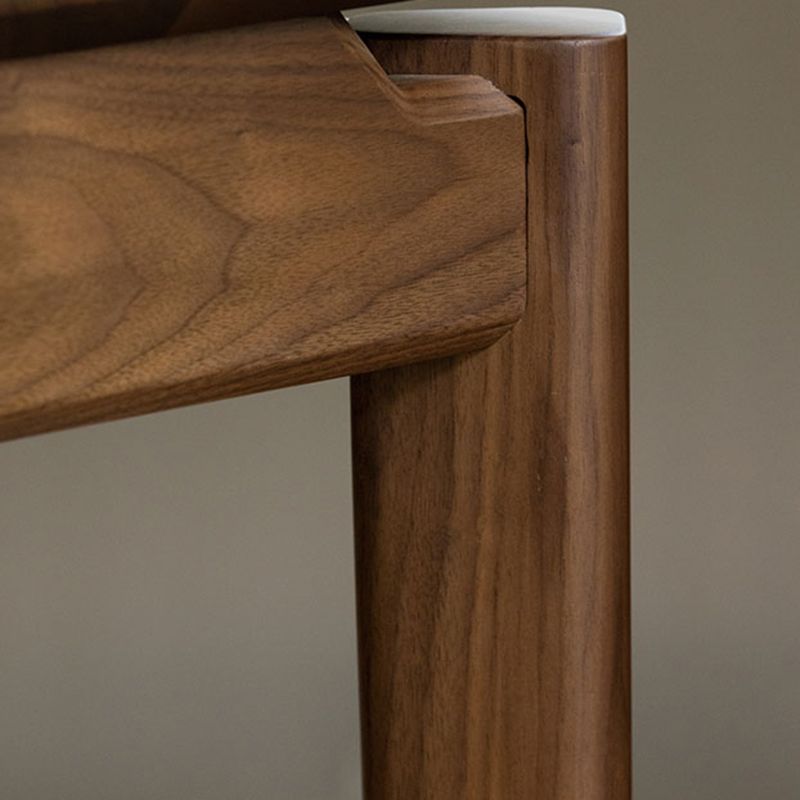 Bureau de bureau rectangulaire en bois massif Parsons Base Writing Desk, 29,9 "haut