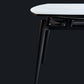 Sintered Stone Extendable Round Dining Table Modern Adjustable Table with Metal 4 Legs Clearhalo ' dining_table' 'Dining Tables & Seating' 'Dining Tables' 'furn' 'furn_dining_table' 'Furniture' 'furniture_dining_table' 'Kitchen & Dining Furniture' 'kitchen&dining_furn' 'kitchen' 'kitchen_dining_table' 1200x1200_d1ed4d48-3a11-4419-af20-40b24935f8ae