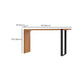 Modern Pub Height Dining Table Natural Wood Counter Height Table