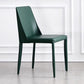 Contemporary PU Leather Dining Side Chair Matte Finish Solid Back Dining Chair Clearhalo ' kitchen&dining_furn' 'Dining Chairs' 'Dining Tables & Seating' 'dining_chair' 'Furniture' 'furniture_dining_chair' 'Kitchen & Dining Furniture' 'kitchen' 1200x1200_d1efbfd4-bf08-462a-a248-7016a44a6edf