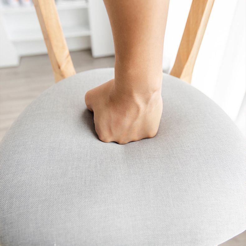 Modern Armless Backrest Counter Stool Wood Milk Tea Shop Bar Stool with Pedal Clearhalo 'Bar Furniture' 'Bar Stools' 'bar_stools' 'furn' 'furn_bar_stools' 'furniture_bar_stools' 'Kitchen & Dining Furniture' 'kitchen&dining_furn' 'kitchen' 'kitchen_furn' Furniture' 1200x1200_d1f102ea-38d7-4606-bae6-418556dc95d3