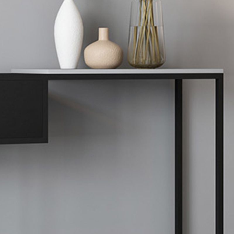 11,8 "W del tavolo della console rettangolo tavolino in metallo contemporaneo