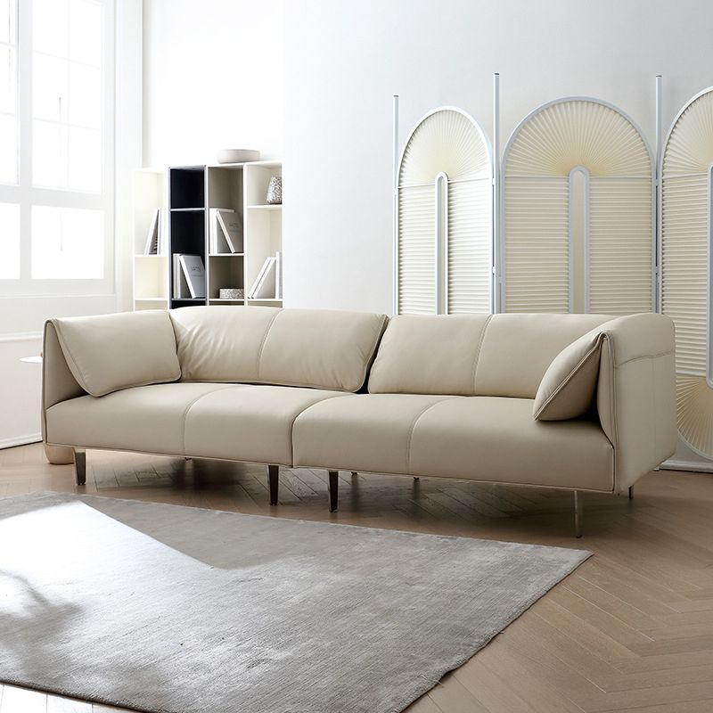 Soludo cuscino cucito di divano moderno a sedere per cuscinetto in pelle finta - 26,77 "h