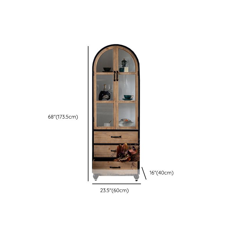 Armadio industriale in vetro in vetro mobile in metallo in difficoltà