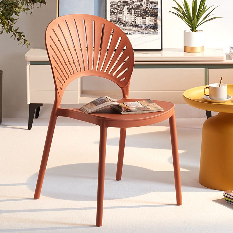 Modern Plastic Windsor Back Side Chair 33"H Dining Chair for Restaurant Clearhalo ' kitchen&dining_furn' 'Dining Chairs' 'Dining Tables & Seating' 'dining_chair' 'furn' 'furn_dining_chair' 'Furniture' 'furniture_dining_chair' 'Kitchen & Dining Furniture' 'kitchen' 1200x1200_d1f47457-7079-4d7e-8f76-39dea9af0099