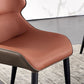 Black Metal Legs Dining Chairs Faux Leather Low Back Side Chair Clearhalo 'Dining Chairs' 'Dining Tables & Seating' 'dining_chair' 'furn' 'furn_dining_chair' 'Furniture' 'Kitchen & Dining Furniture' 1200x1200_d1f77126-fbfe-4836-a5af-34b1a087feaa