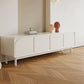 Contemporary TV Console Wooden White Media Console with Doors Clearhalo 'furn' 'furn_tv_stands_entertainment_centers' 'Furniture' 'Living Room Furniture' 'TV Stands & Entertainment Centers' 'TV Stands & Media Storage Furniture' 'tv_stands_entertainment_centers' 1200x1200_d1f93b4f-2829-4646-9b48-fd2de5e2b915