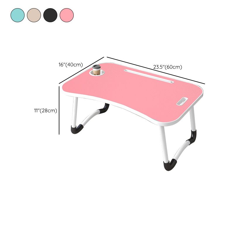 Tableau d'ordinateur portable en bois moderne de 15,75 pouces de largeur de large avec base de Parsons