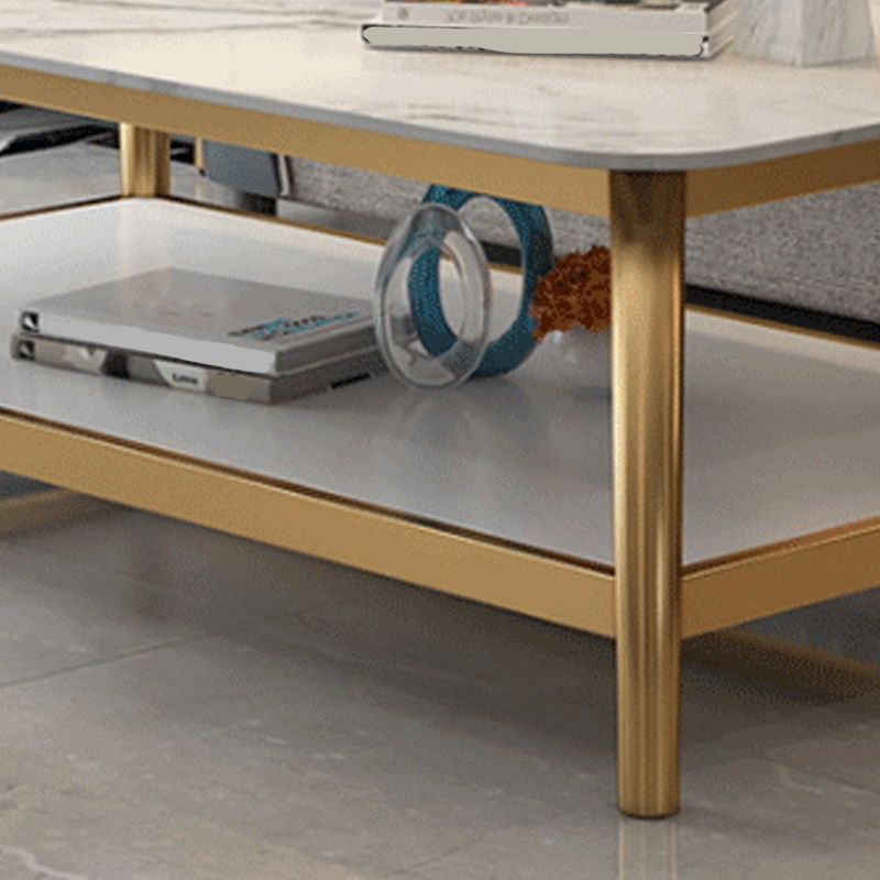 Mesa de cóctel Glam Coffee Mesa de cóctel de 4 patas con almacenamiento