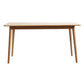 Rectangle Casual Dining Table Brown Tone Fixed Table with Oakwood Solid Wood Clearhalo ' dining_table' 'Dining Tables & Seating' 'Dining Tables' 'furn' 'furn_dining_table' 'Furniture' 'furniture_dining_table' 'Kitchen & Dining Furniture' 'kitchen&dining_furn' 'kitchen' 'kitchen_dining_table' 1200x1200_d1fd451f-e7a5-4ae6-b854-8578674da500