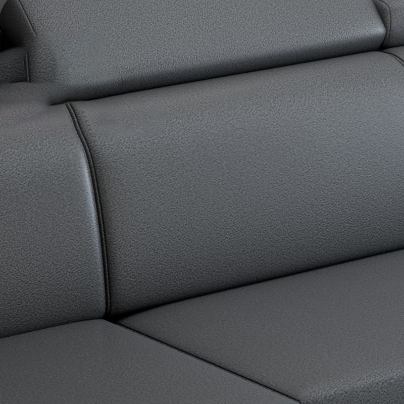 Contemporary High Back Sectionals 39.37" 4-Seater Fabric Square Arm Sofa Clearhalo 'furn' 'furn_sectionals' 'Furniture' 'furniture_sectionals' 'kitchen' 'kitchen_sectionals' 'Living Room Furniture' 'Sectionals' 1200x1200_d2008415-eb8e-40f0-bda7-1cf2dd59aa2b