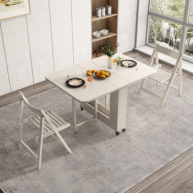 Moderne eetgelegenheid 1/3 pc's houten vouwtafel en stoelen