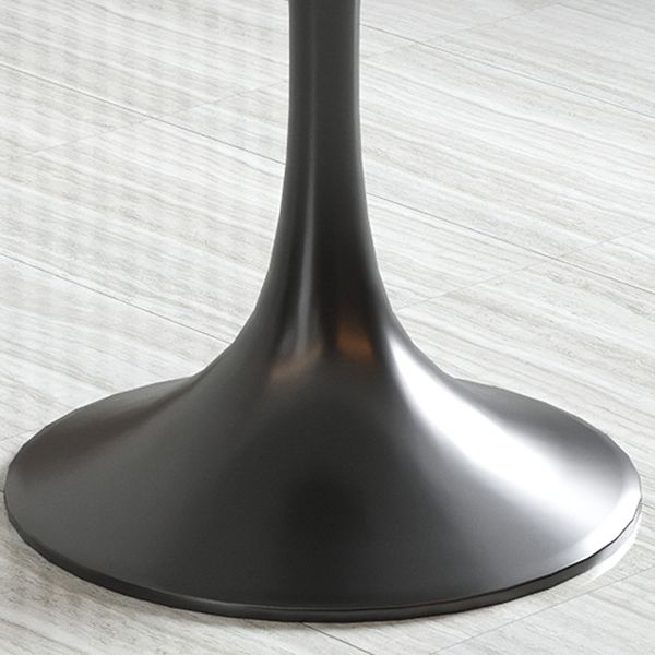 Round Dining Table Set with Metal Chairs 1/5 Pieces Modern Dining Set for Home