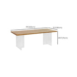 Moderna 1/2/5 Piezas Juego de comedor Rectangle Mesa de comedor de madera para cocina