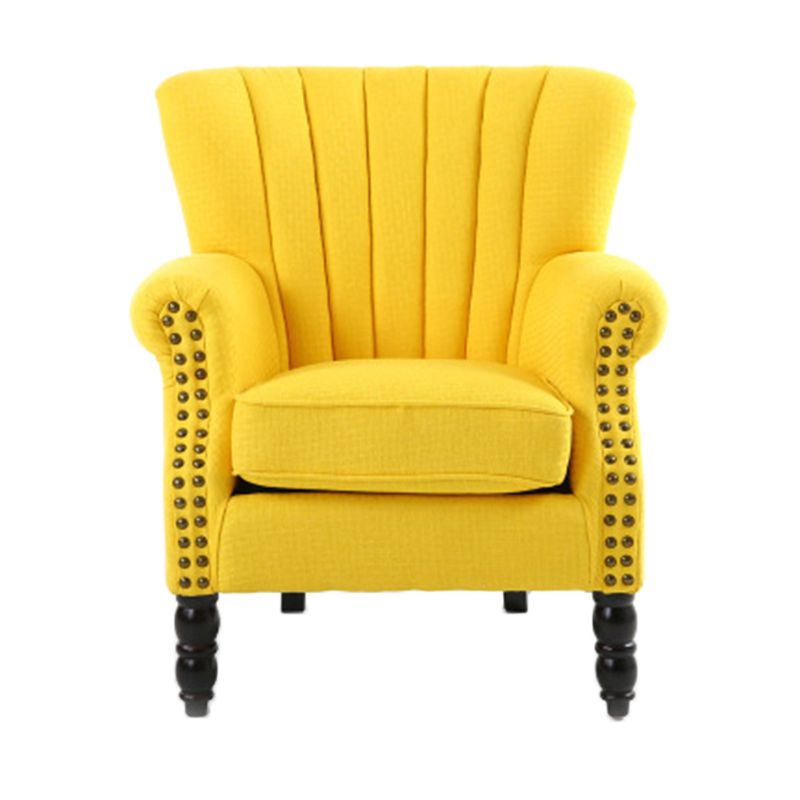 Removable Cushions Chair29.5" L x29.1"W x35.0"H Basic Four Legs Chair Clearhalo 'Accent Chairs' 'accent_chairs' 'Chairs & Seating' 'Furniture' 'furniture_accent_chairs' 'Living Room Furniture' 1200x1200_d205231d-8321-4bd5-846b-62c044be785d