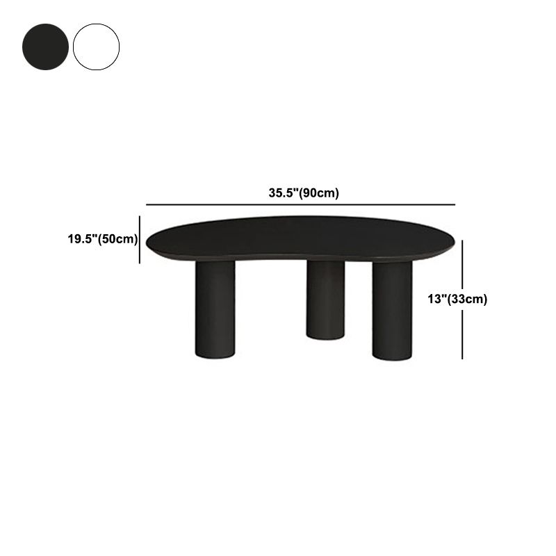Scandinavian 3 Legs Coffee Table Free form Wooden Coffee Cocktail Table for Living Room Clearhalo 'Coffee & Accent Tables' 'Coffee Tables' 'coffee_tables' 'furn' 'furn_coffee_tables' 'Furniture' 'Living Room Furniture' 1200x1200_d20656a8-f300-42d5-94f7-7ef726257ff6
