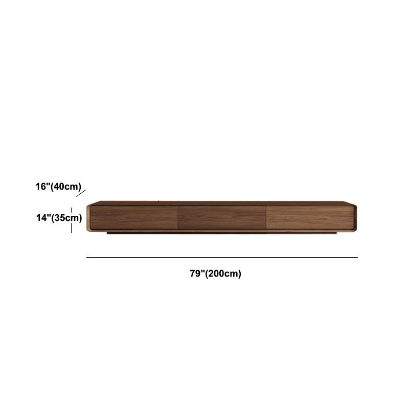 Meuble TV nordique, meuble de salon en noyer, petite Console de meuble TV familial