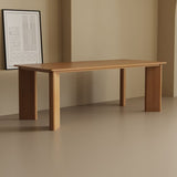 Solid Wood Rectangle Dining Table Modern Contemporary Kitchen Wood Table with 4 Legs Clearhalo ' dining_table' 'Dining Tables & Seating' 'Dining Tables' 'furn' 'furn_dining_table' 'Furniture' 'furniture_dining_table' 'Kitchen & Dining Furniture' 'kitchen&dining_furn' 'kitchen' 'kitchen_dining_table' 1200x1200_d207454a-ac35-48d0-9e1d-014b627ba9a9