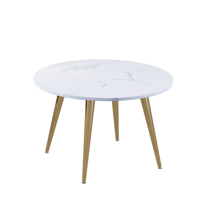 Nordic glam rond Table de table de pierre fritté 1/3/5/7 pièces