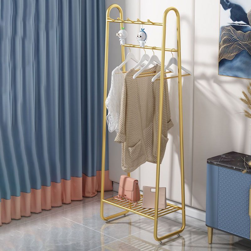Moderne kledinghanger jas haken vrijstaand kaprek met opbergplanken