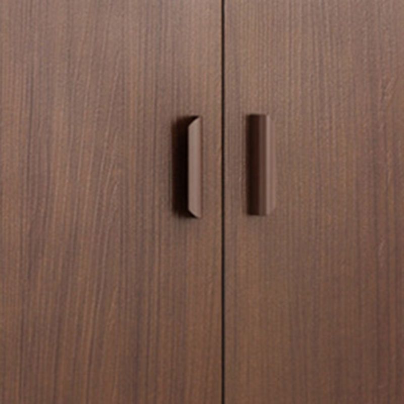 Modern Modern Side Cabinet Brown Accent Cabinet met deuren met deuren