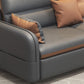 Stain Resistan Faux Leather Square Arm Sectional with Pillowed Back Cushions for Apartment Clearhalo 'furn' 'furn_sectionals' 'Furniture' 'furniture_sectionals' 'kitchen' 'kitchen_sectionals' 'Living Room Furniture' 'Sectionals' 1200x1200_d21032a2-b4d5-4dbf-b072-89b12b0e2752