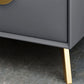 Classic Glam Accent Table Nightstand Stone Nightstand with 2 Drawers Clearhalo 'Bedroom Furniture' 'furn' 'furn_night_stand' 'Furniture' 'night_stand' 'Nightstands' 1200x1200_d211f705-5fe1-4462-a291-a07b1921673c