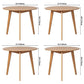 Solid Wood Tripod Base Dining Table Simplicity Style Round Dinette Table Clearhalo ' dining_table' 'Dining Tables & Seating' 'Dining Tables' 'furn' 'furn_dining_table' 'Furniture' 'furniture_dining_table' 'Kitchen & Dining Furniture' 'kitchen&dining_furn' 'kitchen' 'kitchen_dining_table' 1200x1200_d215b29a-6869-40f2-b389-5373db2797cd