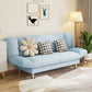 29.52" H Linen Armless Convertible Sleeper Sofa for Living Room