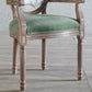 Country Style Dining Arm Chair King Louis Back Side Chair with 4 Wood Legs for Home Use Clearhalo ' kitchen&dining_furn' 'Dining Chairs' 'Dining Tables & Seating' 'dining_chair' 'furn' 'furn_dining_chair' 'Furniture' 'furniture_dining_chair' 'Kitchen & Dining Furniture' 'kitchen' 1200x1200_d216221e-5ac0-49b6-a274-6f78e47fd55a