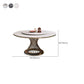 Round Turntable Dining Table Sintered Stone Dining Table for Home Clearhalo 'Dining Tables & Seating' 'Dining Tables' 'dining_table' 'furn' 'furn_dining_table' 'Furniture' 'Kitchen & Dining Furniture' 1200x1200_d216576b-4c2c-49f1-ac47-edcf24ac671d