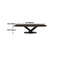 Metal Industrial Dining Table Solid Wood Top Table with Pedestal Base Clearhalo ' dining_table' 'Dining Tables & Seating' 'Dining Tables' 'furn' 'furn_dining_table' 'Furniture' 'furniture_dining_table' 'Kitchen & Dining Furniture' 'kitchen&dining_furn' 'kitchen' 'kitchen_dining_table' 1200x1200_d2199cda-753a-41d2-a9e9-0ea3db28b1a6