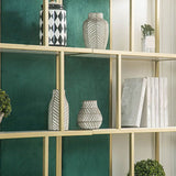 Modern Bookcase Metal Open Back Bookshelf for Home Office Use