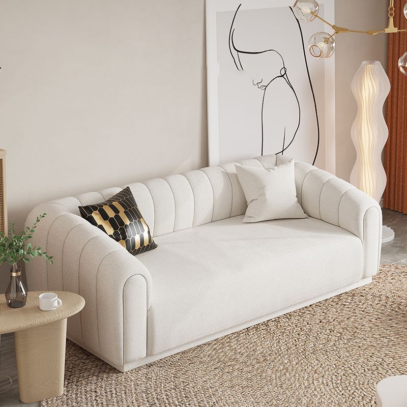 Contemporary Sewn Pillow Back Sofa Tuxedo Arm Wool Sofa - 2/3-Seater Clearhalo 'furn' 'furn_sofas' 'Furniture' 'Living Room Furniture' 'Sofa' 'sofas' 1200x1200_d21be1d5-ac9c-4082-84e0-3dd33bce96bd
