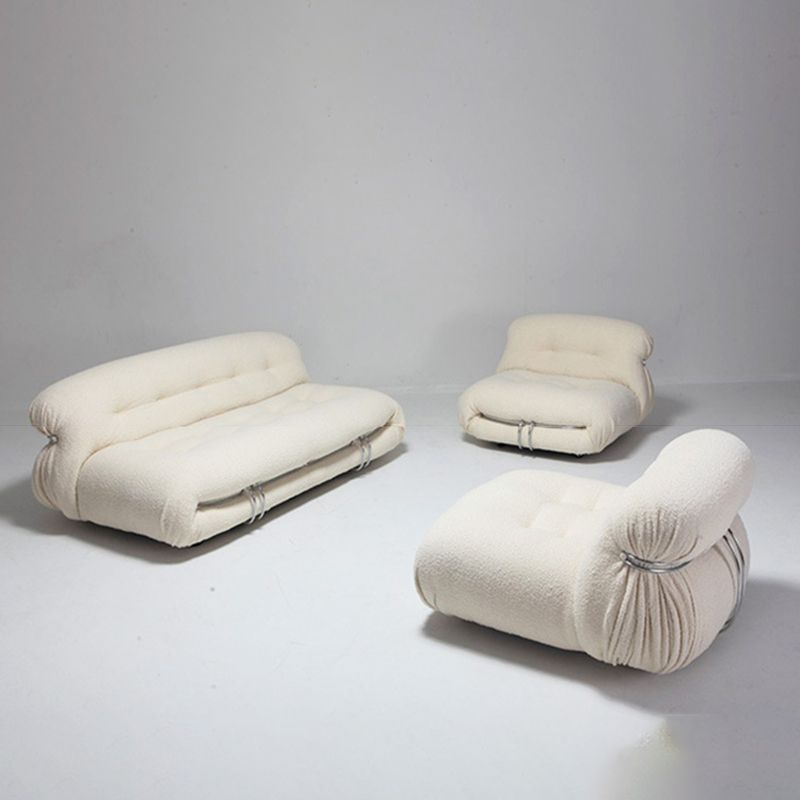 Divano standard di divano a bracciale senza armi contemporaneo per soggiorno