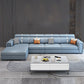 Scandinavian Light Blue Sofa/Sectional with Square Arm for Living Room