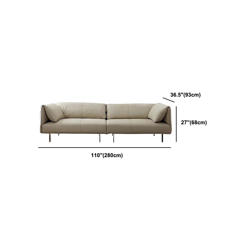 Soludo cuscino cucito di divano moderno a sedere per cuscinetto in pelle finta - 26,77 "h