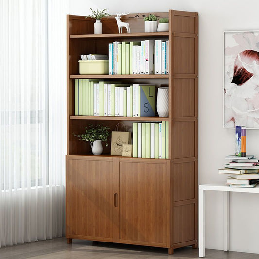 ウォルナットブックケースフロアマルチレイヤーストレージラック学生ホームブックシェルフ