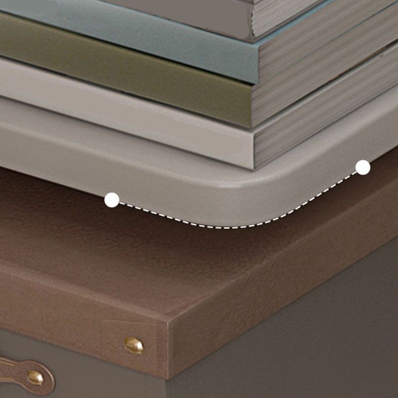 Étagère de livre géométrique contemporain avec étagères rectangulaires bibliothèque en bois