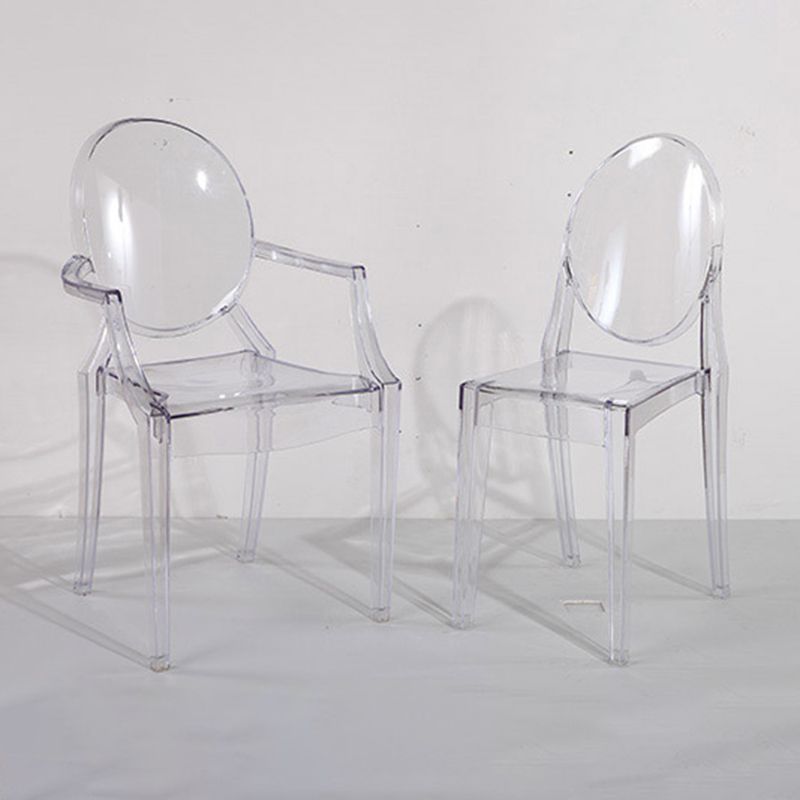 Nordic Style Plastic Dining Room Chair Stacking Dining Arm Chair for Restaurant Use Clearhalo ' kitchen&dining_furn' 'Dining Chairs' 'Dining Tables & Seating' 'dining_chair' 'furn' 'furn_dining_chair' 'Furniture' 'furniture_dining_chair' 'Kitchen & Dining Furniture' 'kitchen' 1200x1200_d223fe63-dc71-4f95-95b3-95dd34f0be1a
