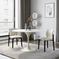 Round Dining Table Tulip Base Dining Table in White for Dining Room Clearhalo 'Dining Tables & Seating' 'Dining Tables' 'dining_table' 'furn' 'furn_dining_table' 'Furniture' 'Kitchen & Dining Furniture' 1200x1200_d2279427-e59a-43a5-98ef-b9ed8e4fda02