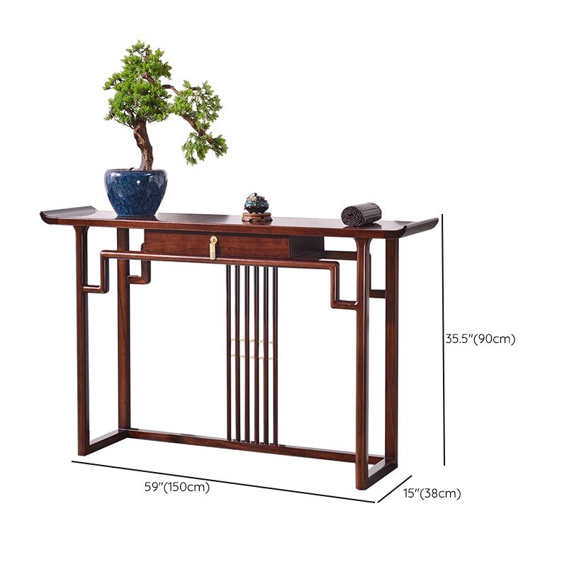 Tavolo da console a forma di rettangolo contemporaneo