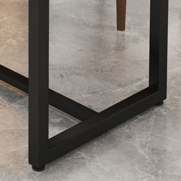 Escritorio de escritura rectangular de madera maciza mesa de reunión de oficina industrial