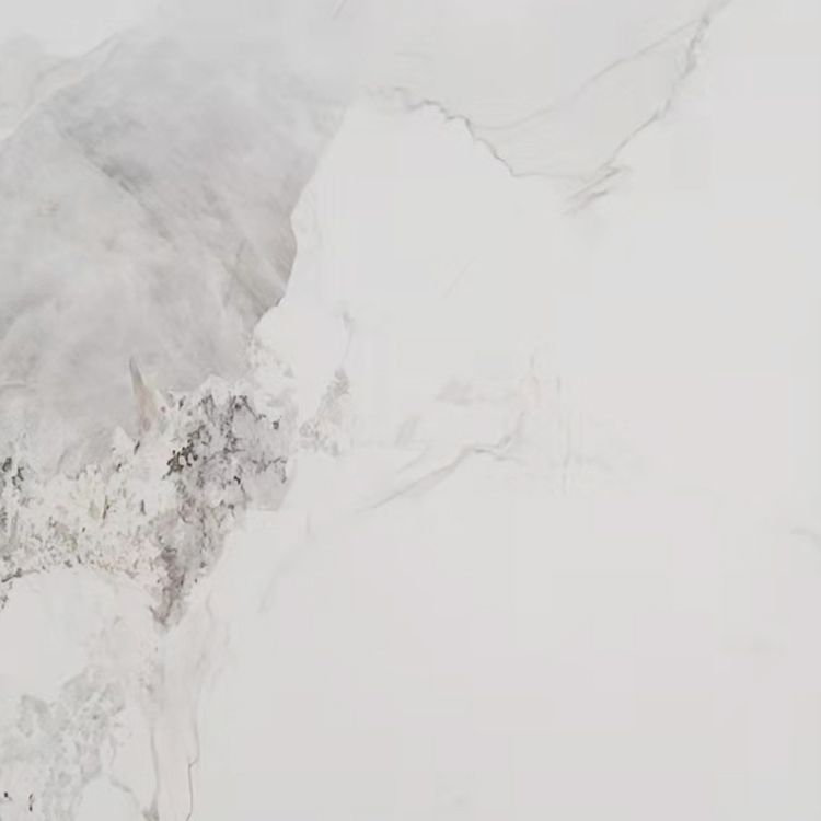 Free Form Stone Top Dining Table Solid Wood Base Dining Table for Kitchen