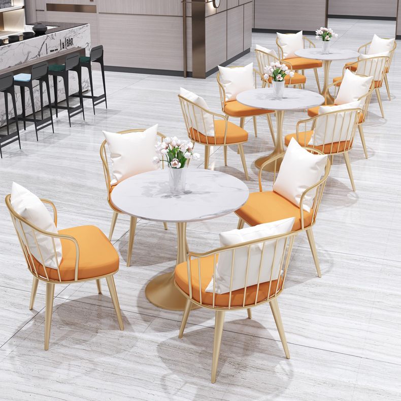 Modern White Round Shape Dining Table Sintered Stone Standard Dining Table with Tulip Base Clearhalo ' dining_table' 'Dining Tables & Seating' 'Dining Tables' 'furn' 'furn_dining_table' 'Furniture' 'furniture_dining_table' 'Kitchen & Dining Furniture' 'kitchen&dining_furn' 'kitchen' 'kitchen_dining_table' 1200x1200_d22e3b2d-9576-4345-97f5-ec5331c82f41