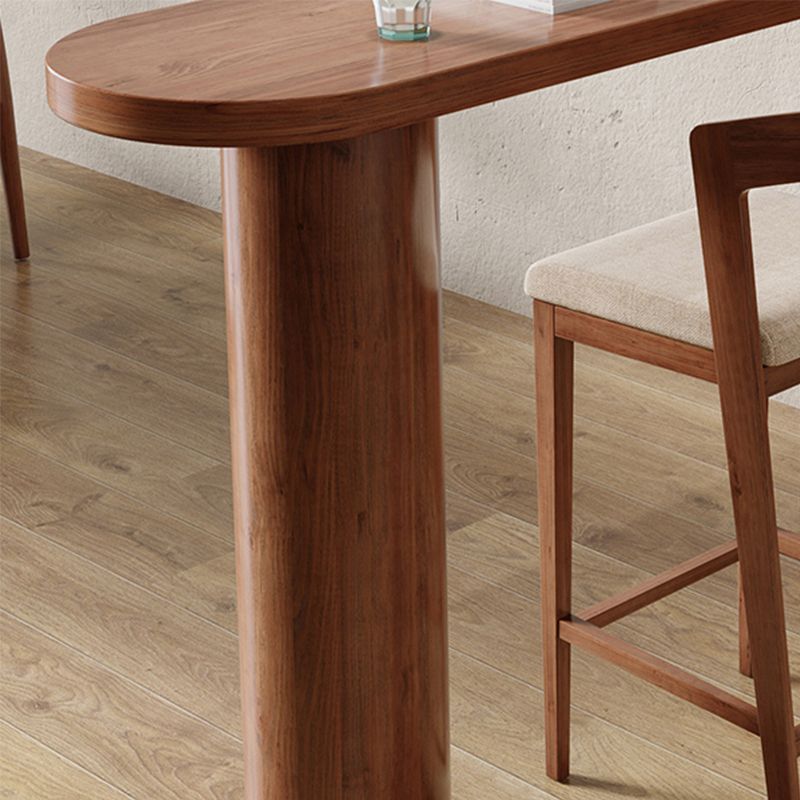 Tavolo da bar in stile contemporaneo da bar in legno solido scrivania con scaffale