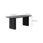 Simplicity Style Dinette Table Solid Wood Oval Dinner Table in Black Clearhalo 'Dining Tables & Seating' 'Dining Tables' 'dining_table' 'furn' 'furn_dining_table' 'Furniture' 'Kitchen & Dining Furniture' 1200x1200_d22f1e1c-9526-4b6c-9690-2add11192591