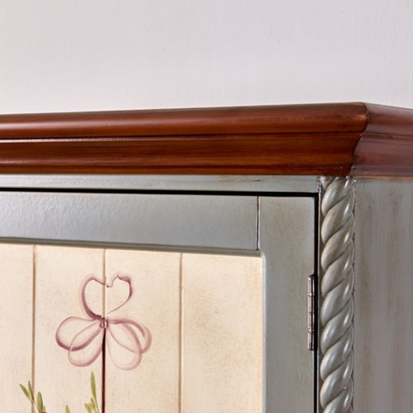 Armoire de rangement en bois de bouleau traditionnel armoire finale mate pour la maison