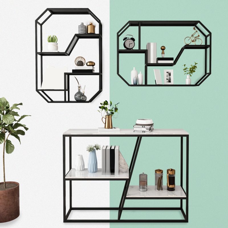 Eigentijdse wijnrekken metalen muur gemonteerd wijnhouder rek voor woonkamer